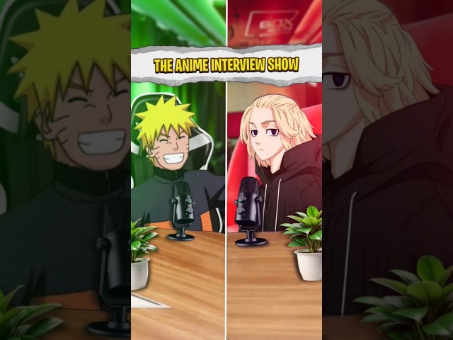 Naruto takes Mikey's INTERVIEW 🤣🔥 Ft. Gojo #naruto #gojo  #mikey