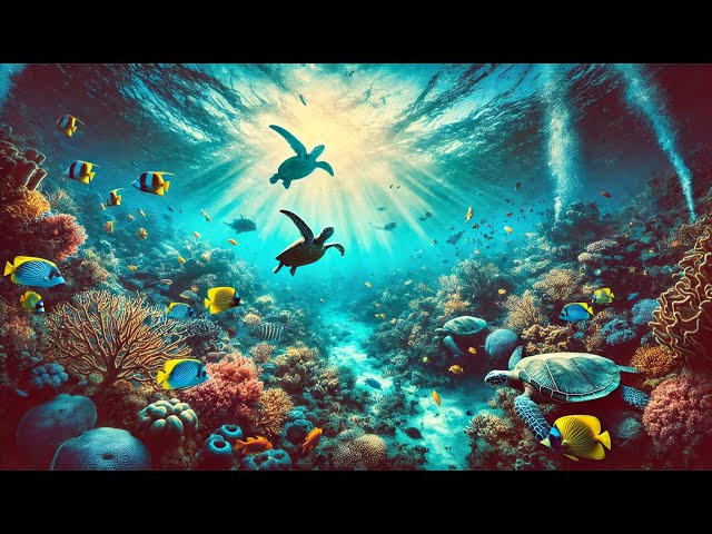 Stunning 4K Aquarium 🐠 | Relaxation, Meditation & Stress Relief with Coral Reef Scenes