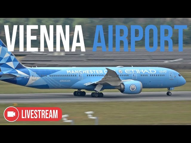 24/7 Live Stream (Pre-Recorded) | Continuous Plane Spotting from Vienna Airport in Austria