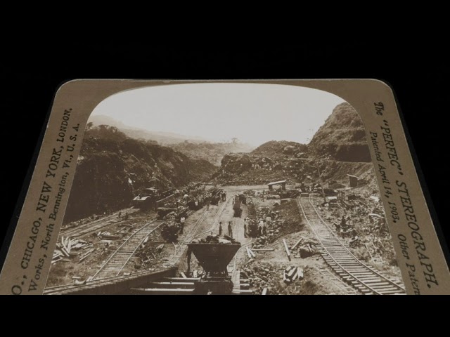 Work at Culebra Cut, Panama Canal, Apr. 8 1907 (silent, still image)