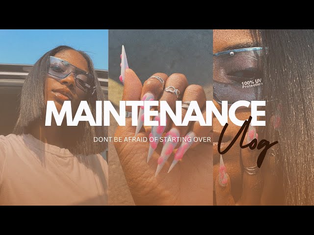 MAINTENANCE VLOG | HAIR, NAILS , SKIN + MORE #maintenancevlog #newhaircut