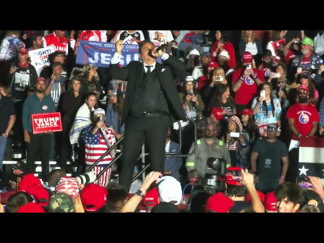 How Great Thou Art - Christopher Macchio - Trump Rally - Buttler, PA 10/05/24 4K HDR