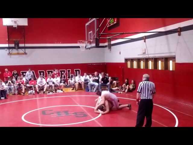 Clearfield Duals Jacob Lenhardt General McLane - Seth Connors Curwensville 011813 W3-0