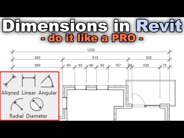 Dimensions in Revit - Beginner to PRO Tutorial