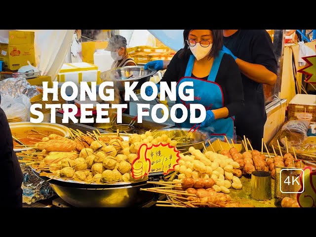 Hong Kong's Awesome Street Food [4K]