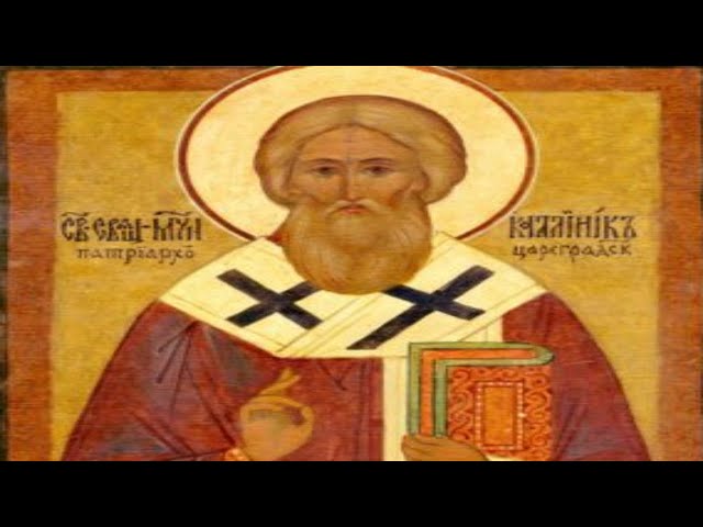 Commemoration of St Kalinnik, Patriarch of Constantinople.