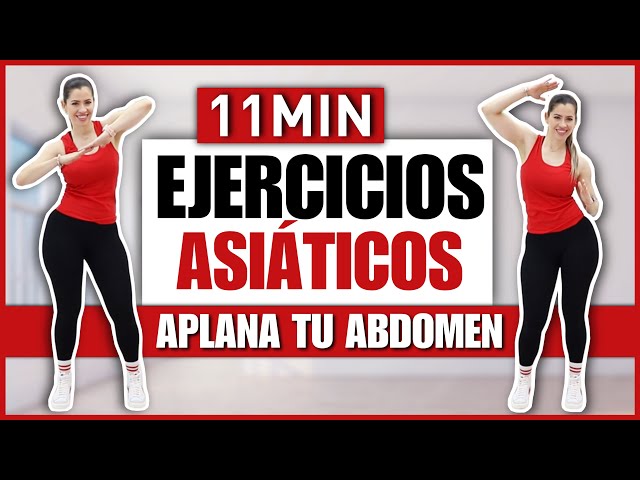 EJERCICIOS ASIÁTICOS PARA ABDOMEN Y CINTURA | QUEMA LA GRASA ABDOMINAL | NatyGlossGym