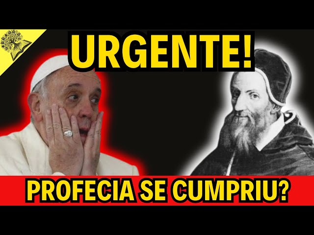 CHOCANTE: Profecia de São Malaquias Sobre o Papa Se Cumprindo?