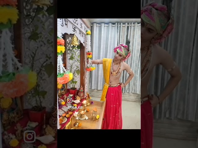 Janmashtami teenage boy dressing like kanha ji #janmashtami #boy #vrindavan #madhav#song #short