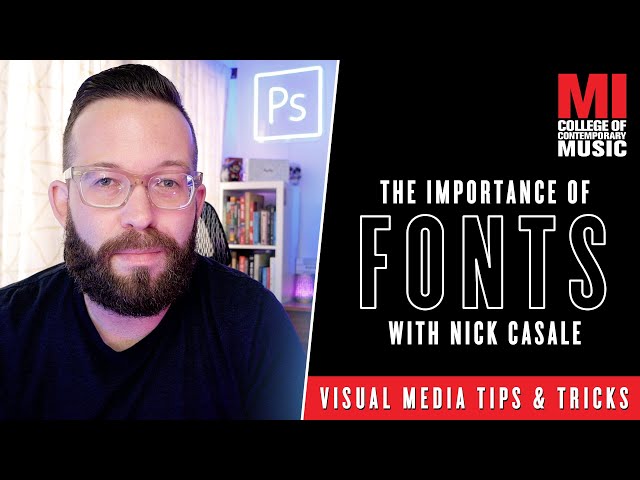 The Secret to Better Visuals: Why Fonts Matter for Musicians