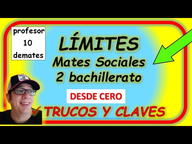 LIMITS of functions continuity and asymptotes Mathematics applied to social sciences 2nd year of ...