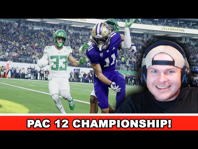 Oregon vs. Washington Pac 12 Championship Reaction