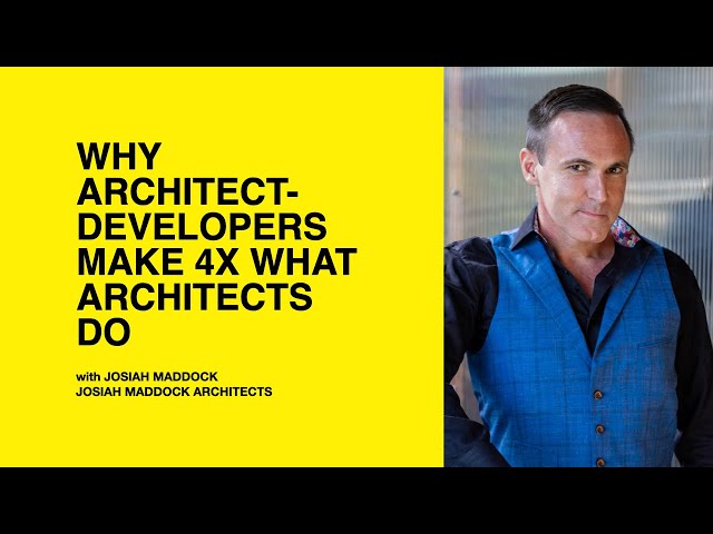 612: Why Architect-Developers Make 4X What Architects Do with Josiah Maddock