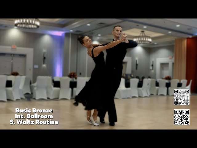 Basic Bronze International Ballroom Waltz Routine by Ilya Golovanov & Anastasiia Kovalenko