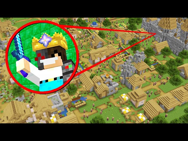 Minecraft, But You Are King of Villagers