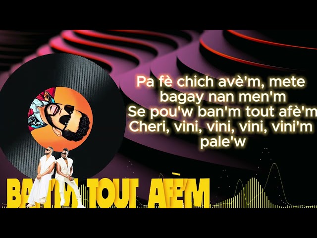 Harmonik • Banm tout Afè'm (feat Kenny Haiti, Official Audio)