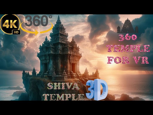 LORD SHIVA TEMPLE 360! #360 #3d #mandir #shiv #3danimation