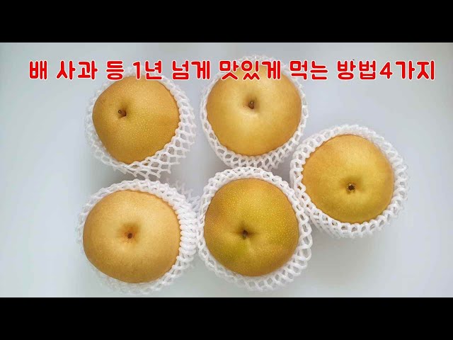 명절때 들어온 과일들  냉장고 넣지말고 1년넘게 맛있게 먹는방법4가지 배고추장 담기등!!