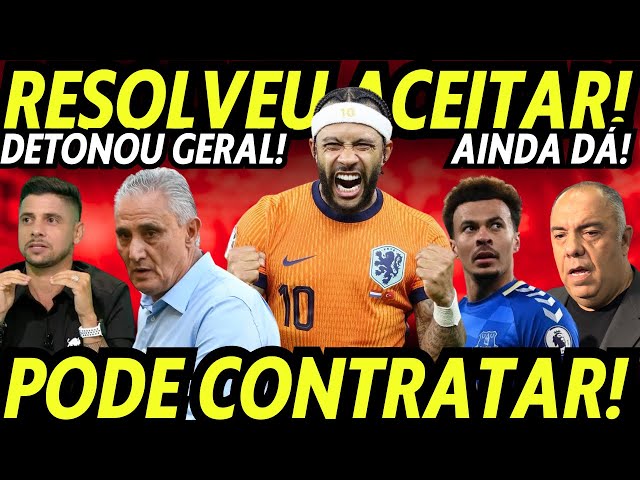 DEPAY MUDA DE IDEIA E ACEITA! FLAMENGO PODE CONTRATAR! AINDA DÁ! DELE ALLI! OPORTUNIDADE DE MERCADO!