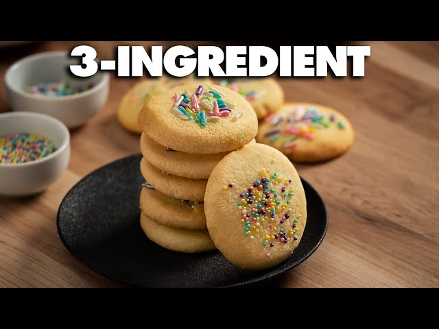 3 Ingredient Sugar Cookies