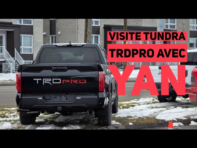 Visite en 1 min d'un Toyota Tundra 2024 TRDpro avec Yan