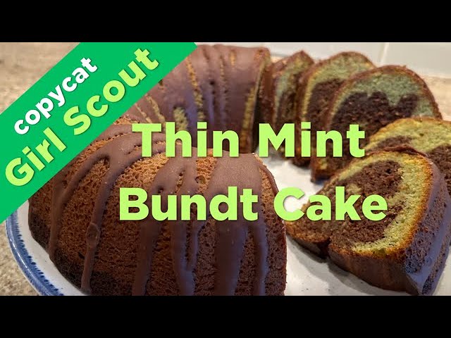 Thin Mint Bundt Cake | #glutenfree | #low carb | #copycatrecipe | #ketochow