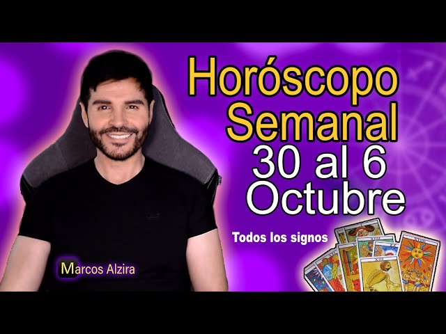 🔥Horóscopo semanal 🟣 30 al 6 de octubre 2024, todos los signos!