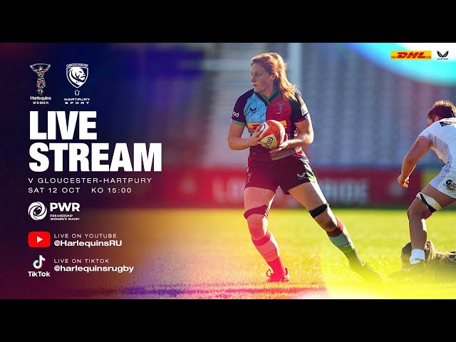 Live Premiership Women's Rugby: Harlequins Women v Gloucester-Hartpury