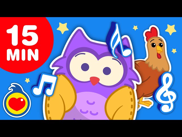 A Coruja e Mais Canções para Crianças (15 Min) ♫ Música Infantil ♫  Um Herói do Coração