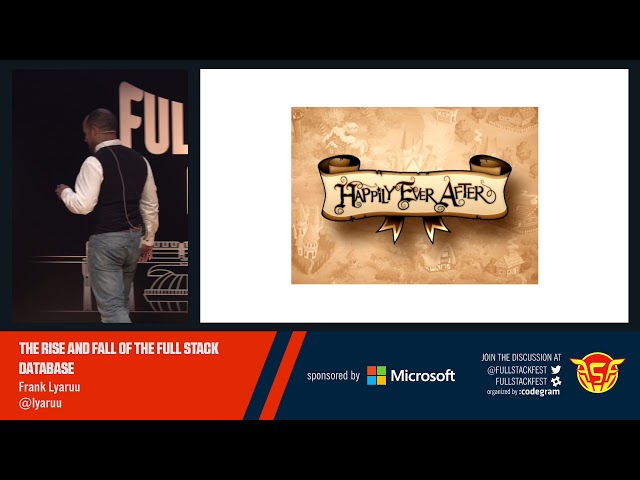 The rise and fall of the full stack database (Frank Lyaruu)