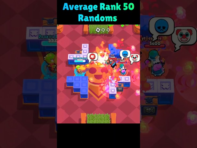 Average Rank 50 Randoms be like 😭🙏 #shorts #brawlstars