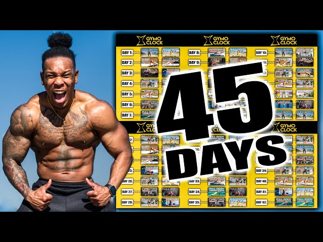 45 DAY AT HOME WORKOUT PLAN(NO EQUIPMENT)