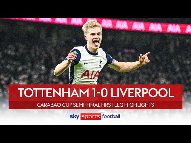 Controversy as Lucas Bergvall bags Spurs winner! | Tottenham 1-0 Liverpool | Carabao Cup Highlights