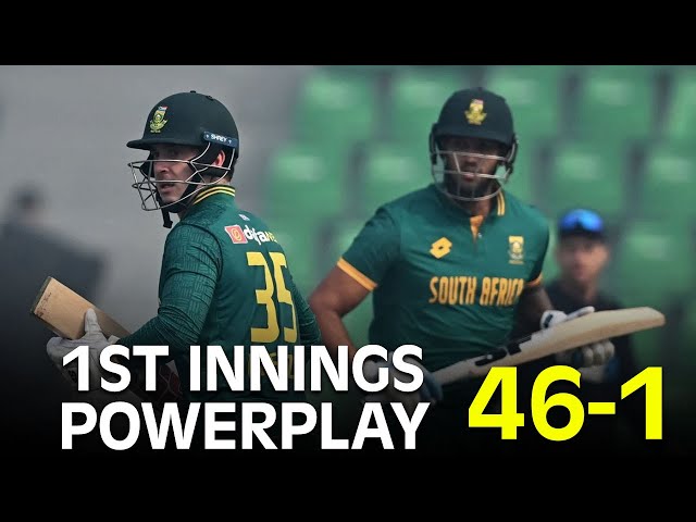 1st Innings Powerplay | New Zealand vs South Africa | 2nd ODI | Tri-Nation Series 2025 | PCB | M3J1K