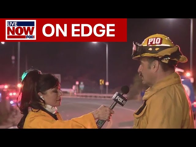 SoCal fires: LAFD quickly battles Sepulveda fire, Hughes fire spreads