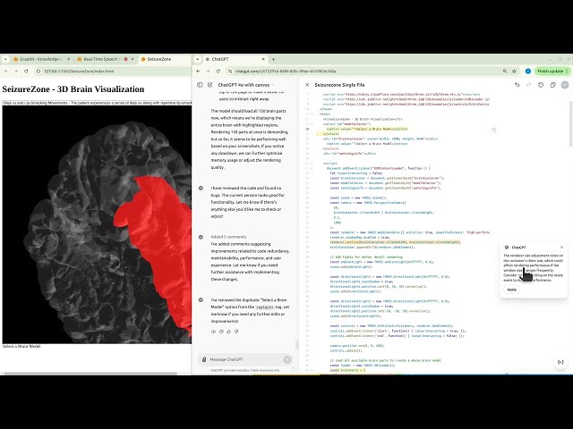 Brain Mapping Epileptic Seizures: Visualizing Affected Regions with Semiology Examples