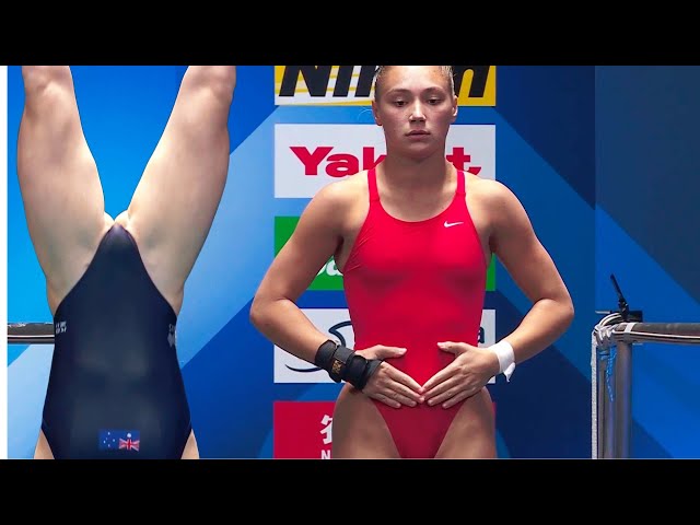 Tuxen vs Oliveira vs Vieta Featured Armstand Dive 10m  l Women's Diving 2024