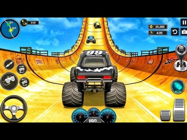 EXTREME MONSTER TRUCK MEGA RAMP STUNTS! 😱