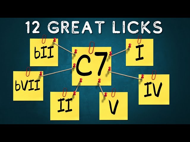 What to Play on C7? - 12 Great Licks In Different Contexts