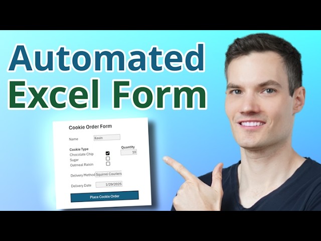 How to Make Automated Data Entry Form in Excel