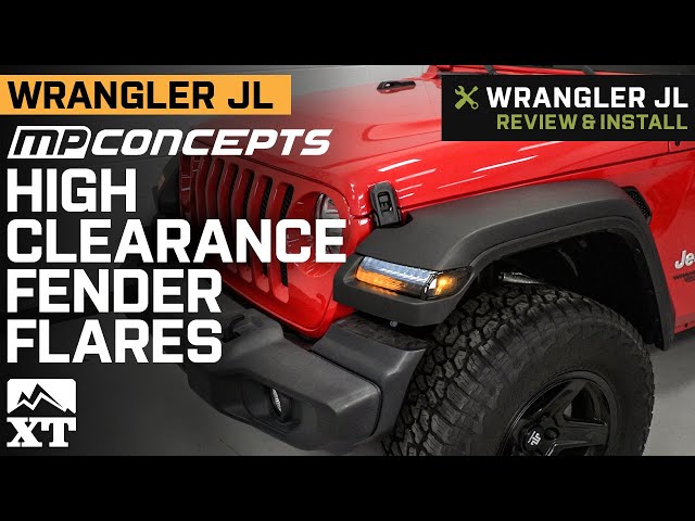 Jeep Wrangler JL MP Concepts High Clearance Fender Flares Review & Install