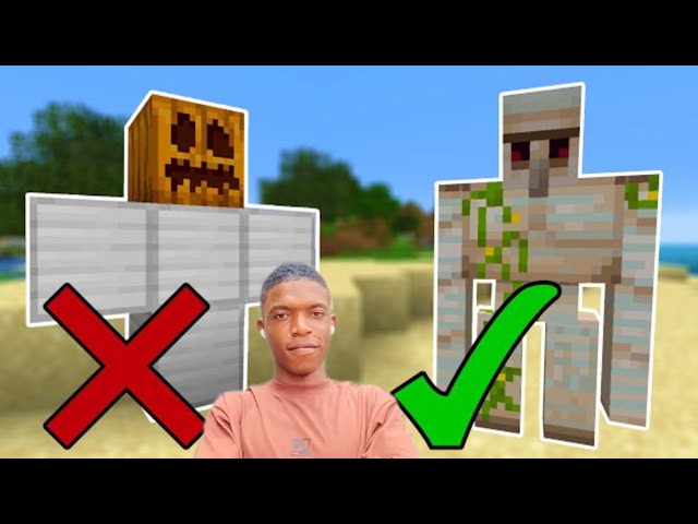 How To Make an Iron Golem in Minecraft  (All Versions)