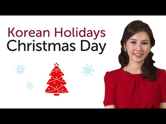 Learn Korean Holidays - Christmas