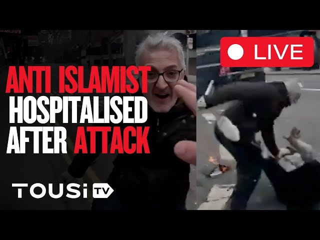 🚨 LIVE: Knifeman ATTACKS Anti-Islamist Man In London