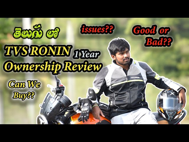 TVS Ronin 1 Year Ownership Review in Telugu | All Issues Covered, Pros & Cons | Explore With Nanda