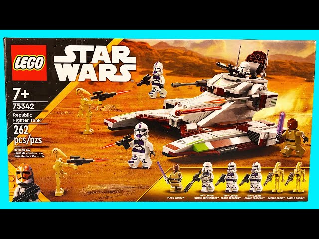 LEGO Star Wars Republic Fighter Tank (75342) Review!