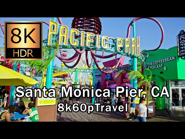 Native 8K Santa Monica Pier: A Stunning 8K HDR Walking Tour (Subtitle facts) (Rizz)