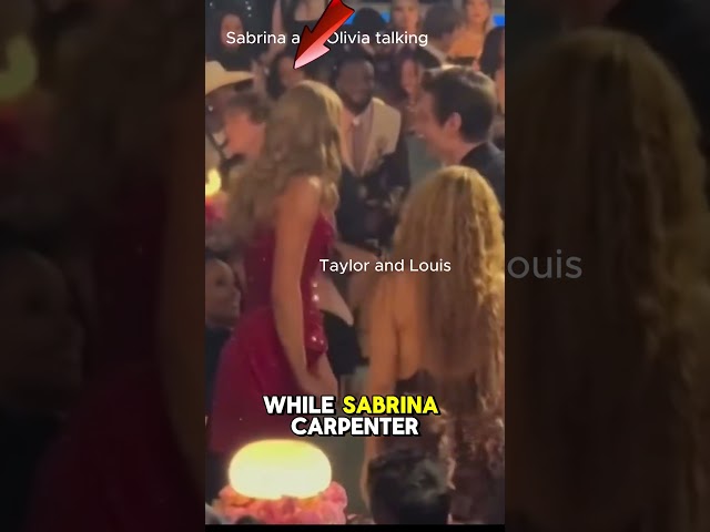 Taylor Swift and Louis Partridge Talk While Sabrina Carpenter & Olivia Rodrigo at the 2025 Grammy! 😱