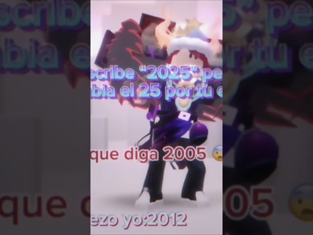 Cual es tu año🤨🫵? #roblox #capcut #edad #añonuevo2025 #año #xd