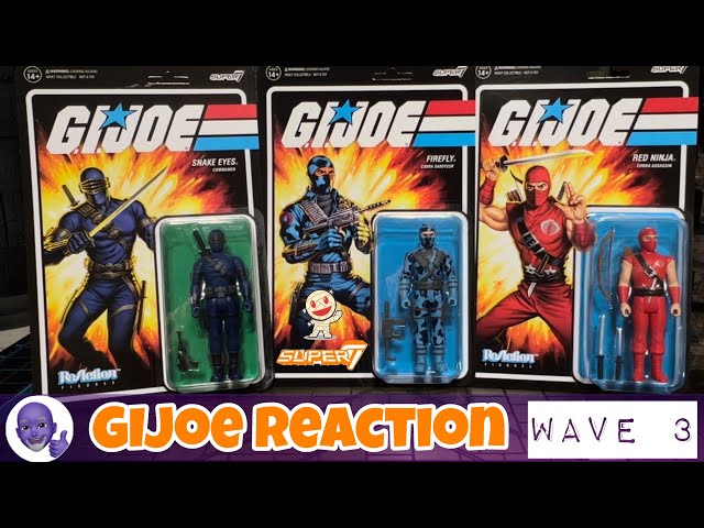 G.I.JOE ReAction / COMPLETE Wave 3 & Exclusives / Super7 Carded Action Figure Review